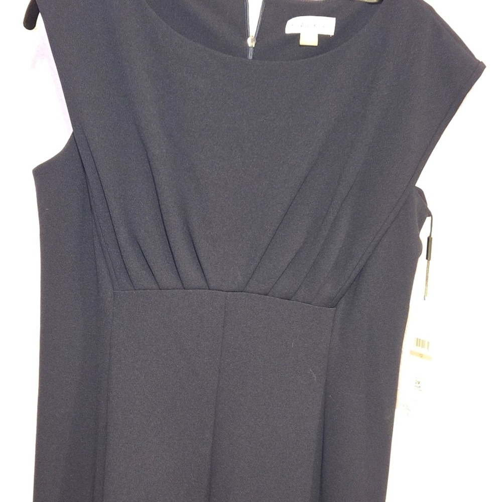 Calvin Klein Black Sleeveless Jumpsuit Dressy Career Formal